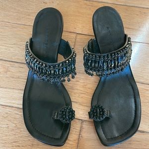 Ann Marino sandal size 6 1/2 black